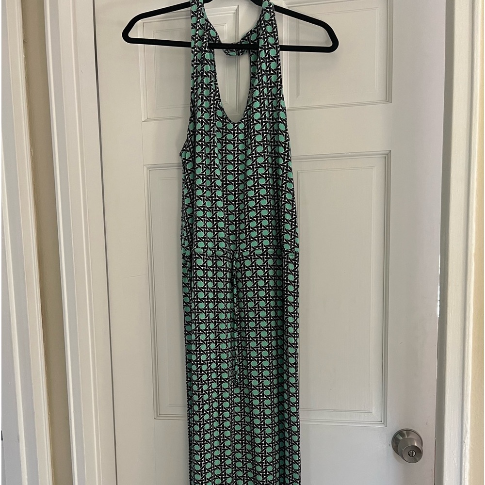 Banana Republic Rattan Cane print maxi dress